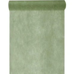 Chemin de Table Intissé Vert Sauge - 30cm x 10m