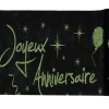 Chemin de Table "Joyeux Anniversaire" - Vert