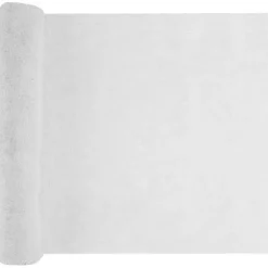 Chemin de table naturel en coton - 36 cm x 5 m - Couleur au choix