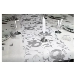 Chemin de Table Organza - Anniversaire - 40 ans