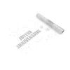 Chemin de Table Organza "Joyeux Anniversaire" - Argent