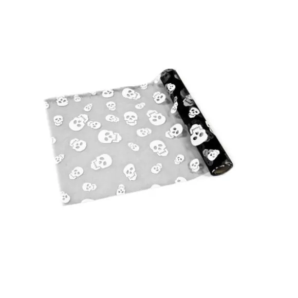 Chemin de Table Organza - Têtes de Mort