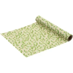 Chemin de table pour Pâques - Marguerite Vert - 28 cm x 3 m