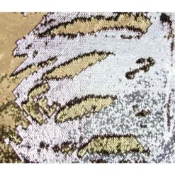 Chemin de Table à Sequins - Argent et Or