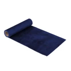 Chemin de Table Velours Lavable - Bleu Marine
