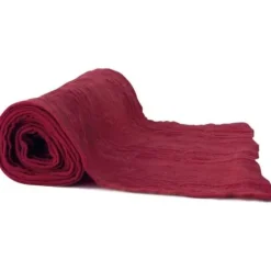 Chemin de table - Voile de Coton - 30 cm x 3 m - Couleur au choix