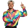 Chemise arc-en-ciel pour homme - Taille au choix