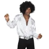 Chemise Disco Blanche Homme - XXL