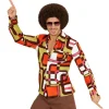 Chemise Disco des Années 70 pour homme - Taille au choix