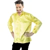 Chemise Disco Jaune Fluo pour homme - Taille unique