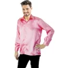 Chemise Disco Rose Fluo pour homme - Taille unique