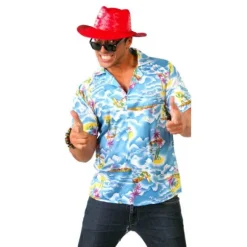 Chemise Hawaïenne Bleue