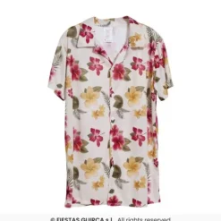 Chemise Hawaï Homme - Fleurs - Taille au choix