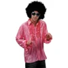 Chemise Star du Disco à froufrous - Rose - Taille au choix