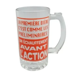 Chope à Bière "Avant l'Action"