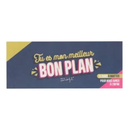 Chéquier de Bons à Gratter - Tu es Mon Meilleur Bon Plan - Mr. Wonderful