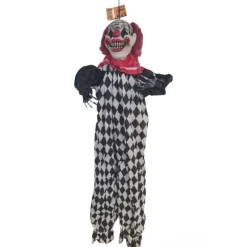 Clown animé à suspendre - 120 cm
