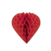 Coeur en Papier - Rouge -  30cm de Diamètre
