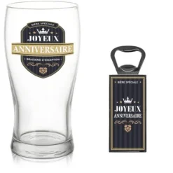 Coffret à Bière - Joyeux Anniversaire
