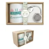 Coffret Cadeau Mug et Boule à thé - La meilleure Marraine