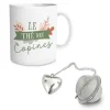 Coffret Cadeau Mug et Boule à thé - Le thé des copines