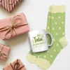 Coffret Cadeau Mug et Chaussettes - Avec Tata on s'fend la poire