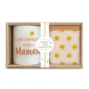 Coffret Cadeau Mug et Chaussettes - La plus rayonnante c'est Maman