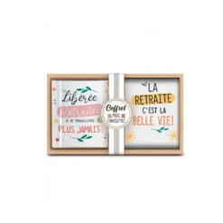 Coffret Cadeau Mug et Chaussettes Femme - Retraite