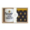 Coffret Cadeau Mug et Chaussettes - Parrain super chouette