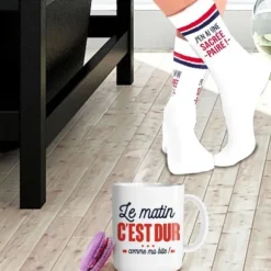 Coffret Cadeau Mug et Chaussettes - Une sacrée paire !