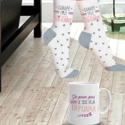 Coffret Cadeau Mug et Chaussettes - Rien Glander