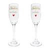 Coffret Duo de flûtes - Saint-Valentin - Collection Chéri Chérie
