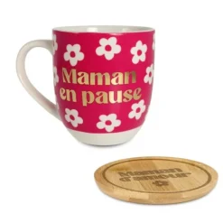 Coffret Tasse à café "Maman en pause" - Collection Maman d'Amour