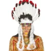 Coiffe de Chef Indien avec Plumes