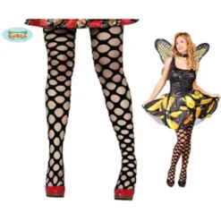 Collants Noirs Grande Maille