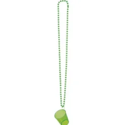 Collier avec Verre Shooter Fluo - Couleur au Choix