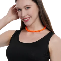 Collier de perles fluo - Couleur au choix