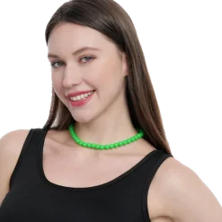 Collier de perles fluo - Couleur au choix