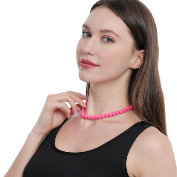 Collier de perles fluo - Couleur au choix
