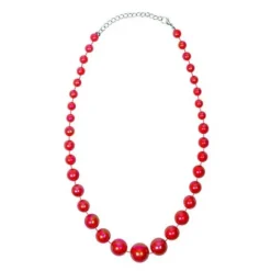 Collier de Perles Rouges - Charleston