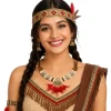 Collier d'Indienne avec plumes