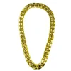 Collier en chaînes dorées