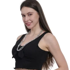 2 colliers de perles Disco