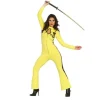 Combinaison jaune de Kung-Fu pour femme