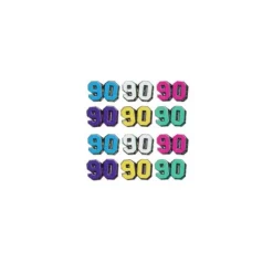 12 Confettis de table - Années 90