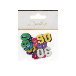 12 Confettis de table - Années 90