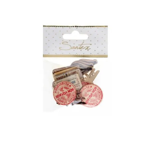 20 Confettis de table - Bon Voyage