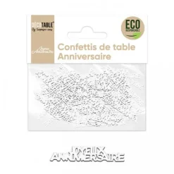 Confettis de table en papier Joyeux Anniversaire - Couleur au Choix