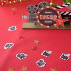 Confettis de Table 50 Pièces - Cinéma Hollywood