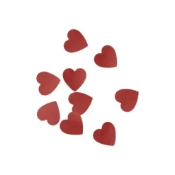 Confettis en forme de cœurs rouges à parsemer - 60 g - Saint-Valentin - Collection Chéri Chérie